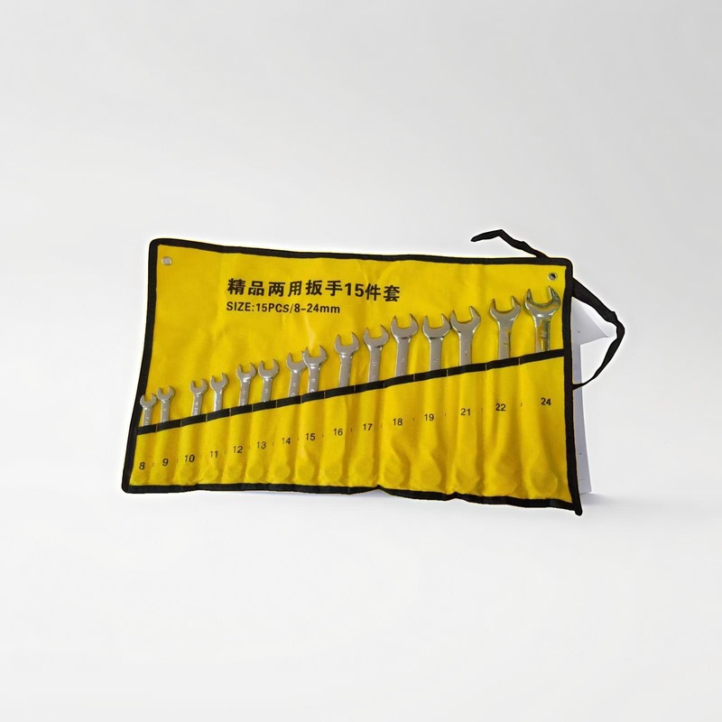 电泳黑两用14件套镜面108-24M8件套套件梅花15组件扳手扳手开口呆