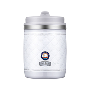 瑞堡rainbow咖啡杯随行保温杯男女高颜值便携学生杯子带吸管礼物