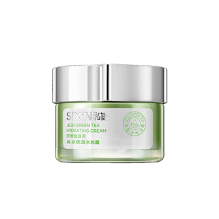 SiXiN/私信 济州岛绿茶补水保湿水光霜50g滋养面霜男女士清爽质地