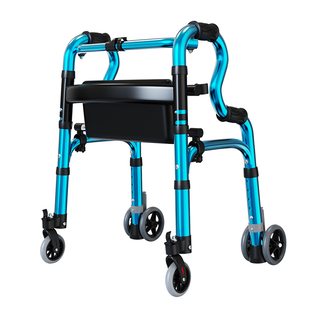 老年人代步车手推轻便老人助行器行走可坐万向轮学步车走路康复器