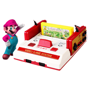 小霸王D99红白机游戏机插黄卡80后电视FC家用双人手柄经典怀旧款老式游戏机卡带红白机游戏卡复古4K高清无线