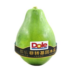 Dole都乐 菲律宾进口木瓜 4只装 新鲜当季水果 非转基因木瓜