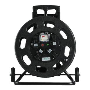电缆盘移动线缆盘带线80/100米防水线轴子卷线器线滚子线盘带漏保