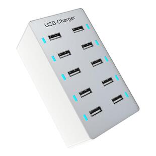 适用小米手机多口usb充电器多孔快充排插插座多口多位工作室充电头10多接口sub大功率智能快速桌面充电站