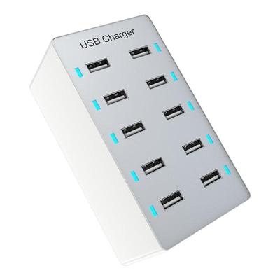 适用小米手机多口usb充电器多孔快充排插插座多口多位工作室充电头10多接口sub大功率智能快速桌面充电站