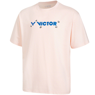 VICTOR胜利威克多羽毛球服吸汗透气易干男女款运动短袖T恤T-60035