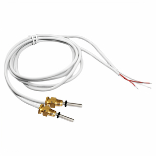 10K热量表配对热敏电阻NTC温度传感器铠装铜螺帽100K防水高温探头