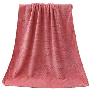 麦穗浴巾珊瑚绒吸水简约成人通用