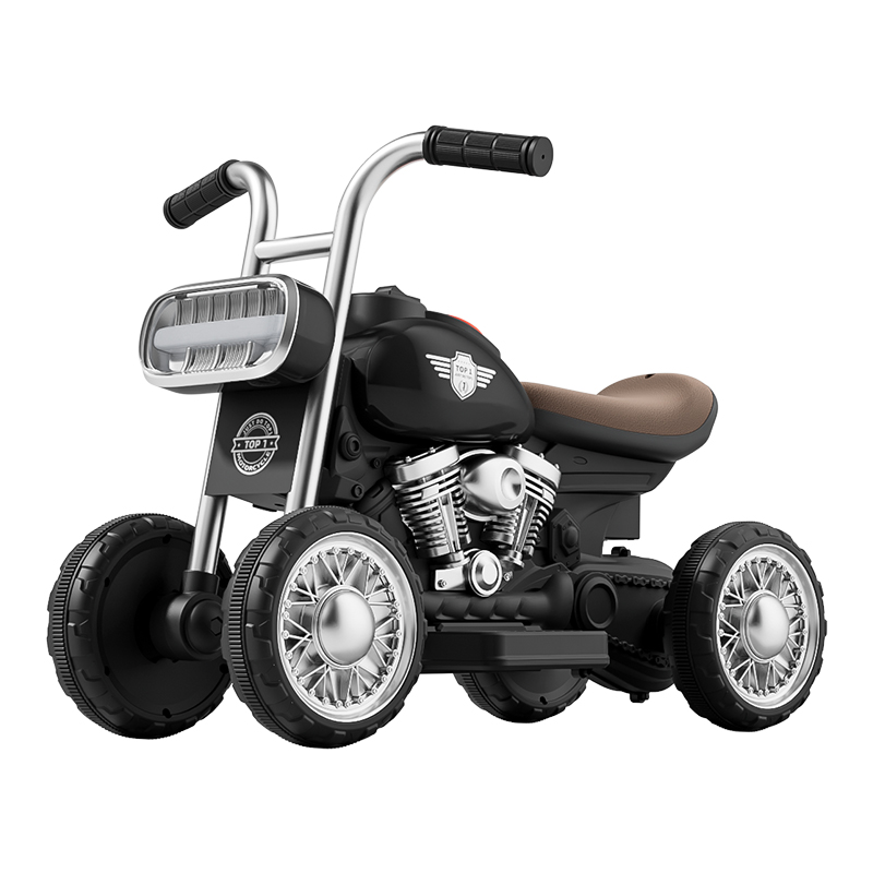 兒童電動(dòng)摩托車(chē)四輪2025新款男孩女寶寶小孩可坐人玩具車(chē)周歲禮物