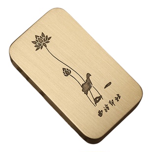 【西泠印社】心经镇纸弘一法师李叔同原帖实心黄铜镇尺毛笔书法专用压书压纸摆件文房四宝创意文创中国风礼物