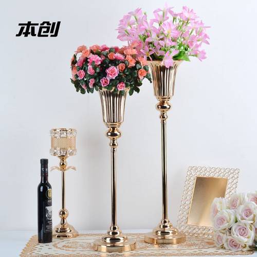 婚礼布置路引婚庆道具花瓶圣诞结婚花器花架家居欧式装饰仿真摆件