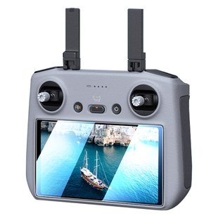 连环马适用DJI大疆Air3钢化膜mini3屏幕膜御4pro带屏遥控器无人机3por配件RC2新款AR高清5.5寸防刮保护贴防爆