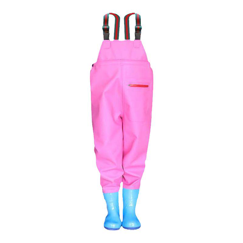 儿童连体下水裤衣服赶海小孩雨鞋