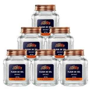 SPS新西兰盐之花牛排西餐雪花片盐进口专用盐不加碘海盐100g*6瓶