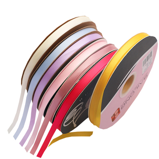 1.0cm韩式纯色小丝带 80码花艺缎带 鲜花花束绑带涤纶带礼品diy