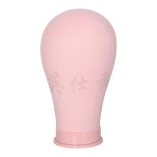 帆布头模彩色帆布头可插针修剪造型固定用模特头假发饰品支撑架