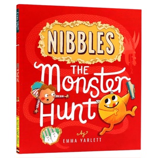 啃书小黄怪尼宝之抓捕大行动 Nibbles The Monster Hunt 小怪兽嘎吱英文原版绘本 洞洞书小机关 启蒙趣味故事图画书 Emma Yarlett
