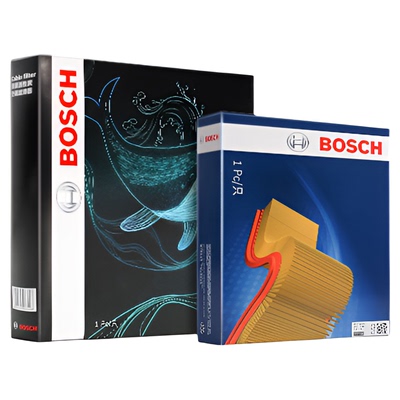 博世宝骏两滤套装多重过滤空调滤