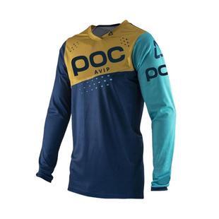 POC 速降服长袖山地自行车越野车服速干透气骑行服大码球衣速干衣