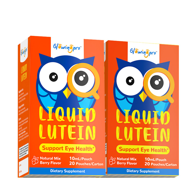 【2盒】GlowingPro亮博视叶黄素儿童青少年护眼越橘液体叶黄素
