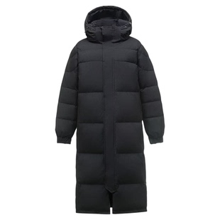 中戏白鸭绒羽绒服2025新款冬季加厚过膝中长款保暖外套男女同款