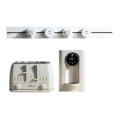 优必克雅致白轨道插座