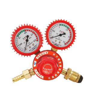 YQW-02防震丙烷表减压器压力表液化气煤气表减压调压阀门