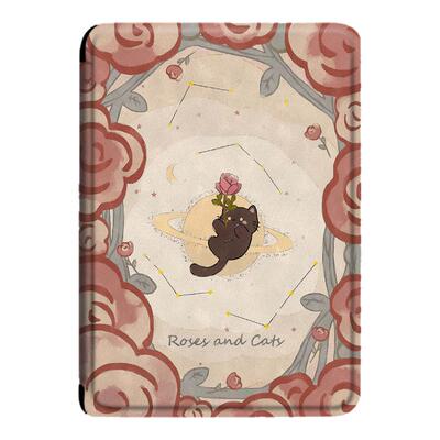 玫瑰猫咪电子书保护套