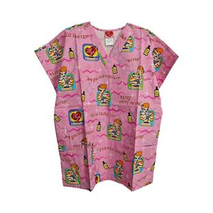 M码 出口美国外贸大码 印花护士服 家居服 刷手服 洗手衣 scrubs