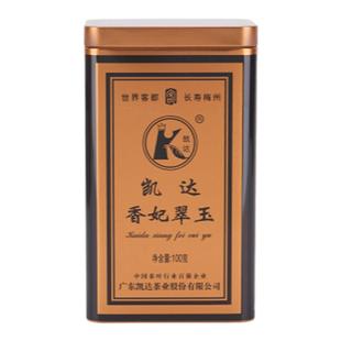 香妃翠玉广东十大名茶凯达茶叶高山乌龙茶凤凰单丛清香型罐装100g