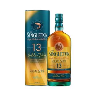 【自营】苏格登13年醇金单一麦芽苏格兰威士忌700ml英国进口洋酒