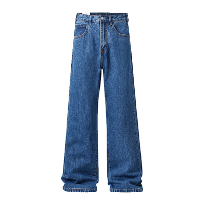 Kuvine秋季微喇牛仔裤男