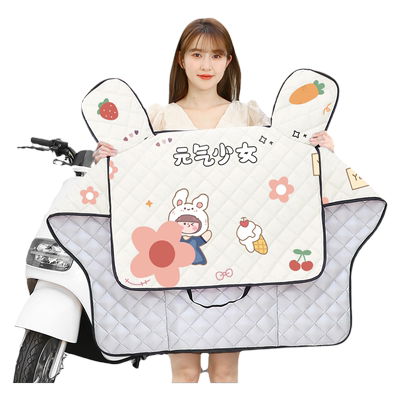 小毛驴女电动车挡风被遮阳罩薄款