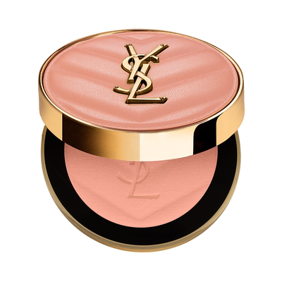 YSL圣罗兰高定皮革腮红 细腻持色裸杏色自然日常通勤彩妆盘礼物
