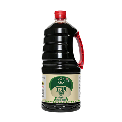 【多人团】中坝五粮香醋食用醋1.8L传统纯粮食酿造炒菜陈醋凉拌醋