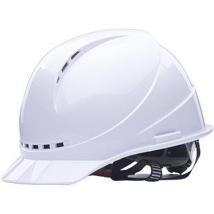 定制安全帽工地国标工程透气安全头盔工地施工蓝色安全帽工厂印字