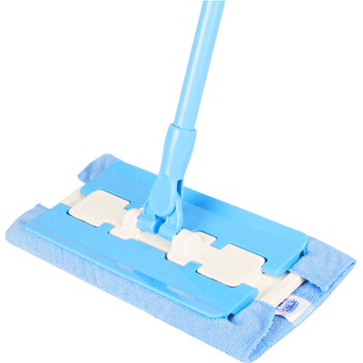 世家百变通拖把半拖墩布伸缩清洁