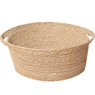 藤编猫窝四季通用猫屋蒲草垫子猫抓板一体夏季宠物床猫咪沙发用品