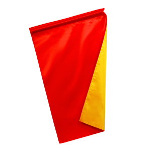 手摇五星红旗演出道具红黄双面舞蹈旗子带杆幼儿园中小学生跳舞比赛体操运动会旗帜方队表演彩旗六一全红旗帜