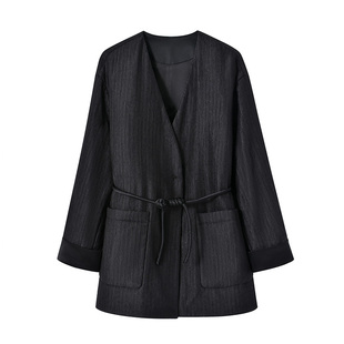 洋气新店REDMEMORY“侘寂”新中式美学套装 流光肌理棉服+半裙