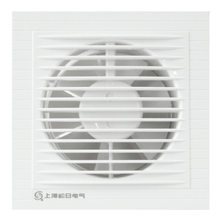 上海松日排气扇换气扇墙壁窗式厨房厕所排风扇强力抽风机4 5 6寸