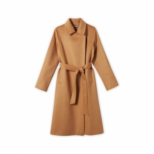 GOBI戈壁冬季气质女士中长款羊绒大衣小个子高级感呢子外套