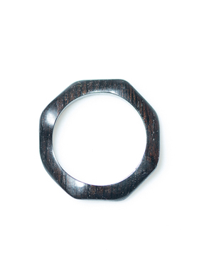 手工紫光檀情侣木戒指