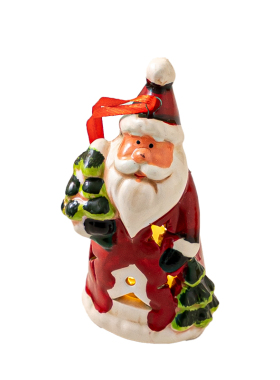 圣诞老人陶瓷装饰摆件