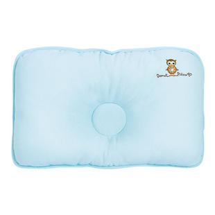 夏季透气西川0-1-2岁宝宝枕头婴儿枕儿童定型枕纯棉可水洗0-6个月