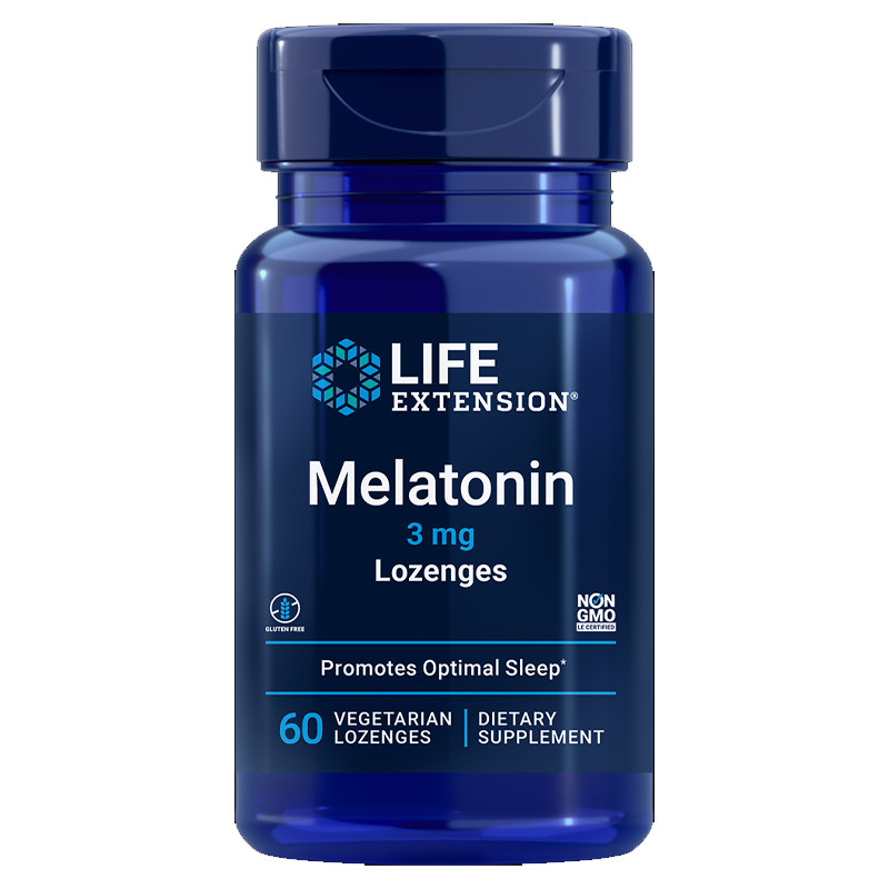 清货褪黑素3毫克60粒美国直邮Life Extension睡眠生物钟Melatonin