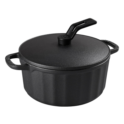 新品速炖锅JOZO铸铁汤锅无涂层煲汤焖米饭锅家用燃气灶电磁炉煮锅