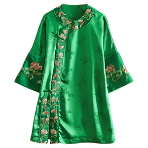 国风新中式旗袍重工刺绣格格服