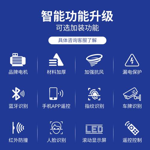 智能电动伸缩门学校无轨段滑门小区遥控收缩门工地不锈钢电动大门