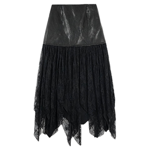 利达 NEW DADADA 【黑纱碎影】2026冬季半身裙女新款轻奢高级感